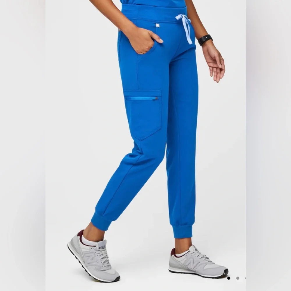 FIGS Zamora™ Jogger Scrub Pants Small. Royal blue. EUC - Picture 1 of 13